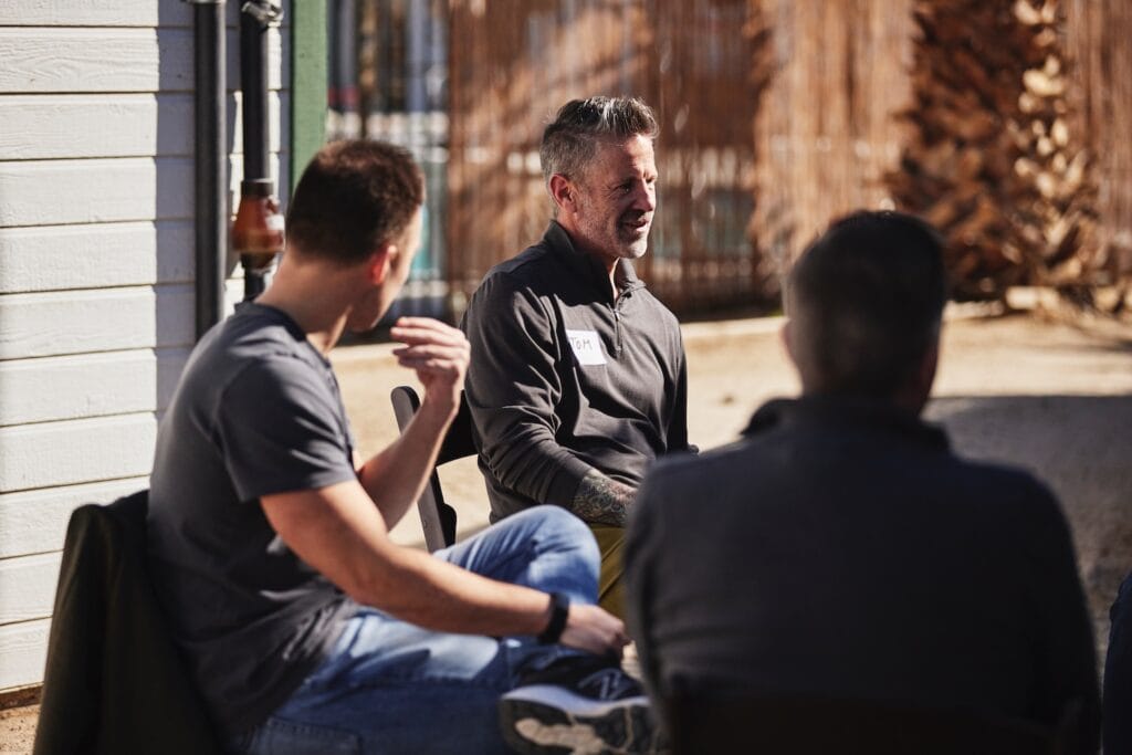 Men in MELD group session