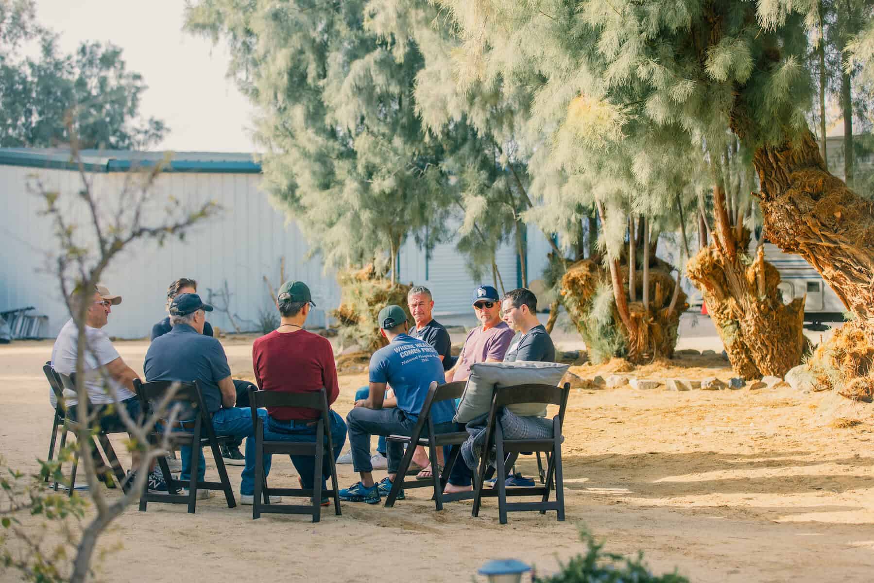 MELD men's retreat group